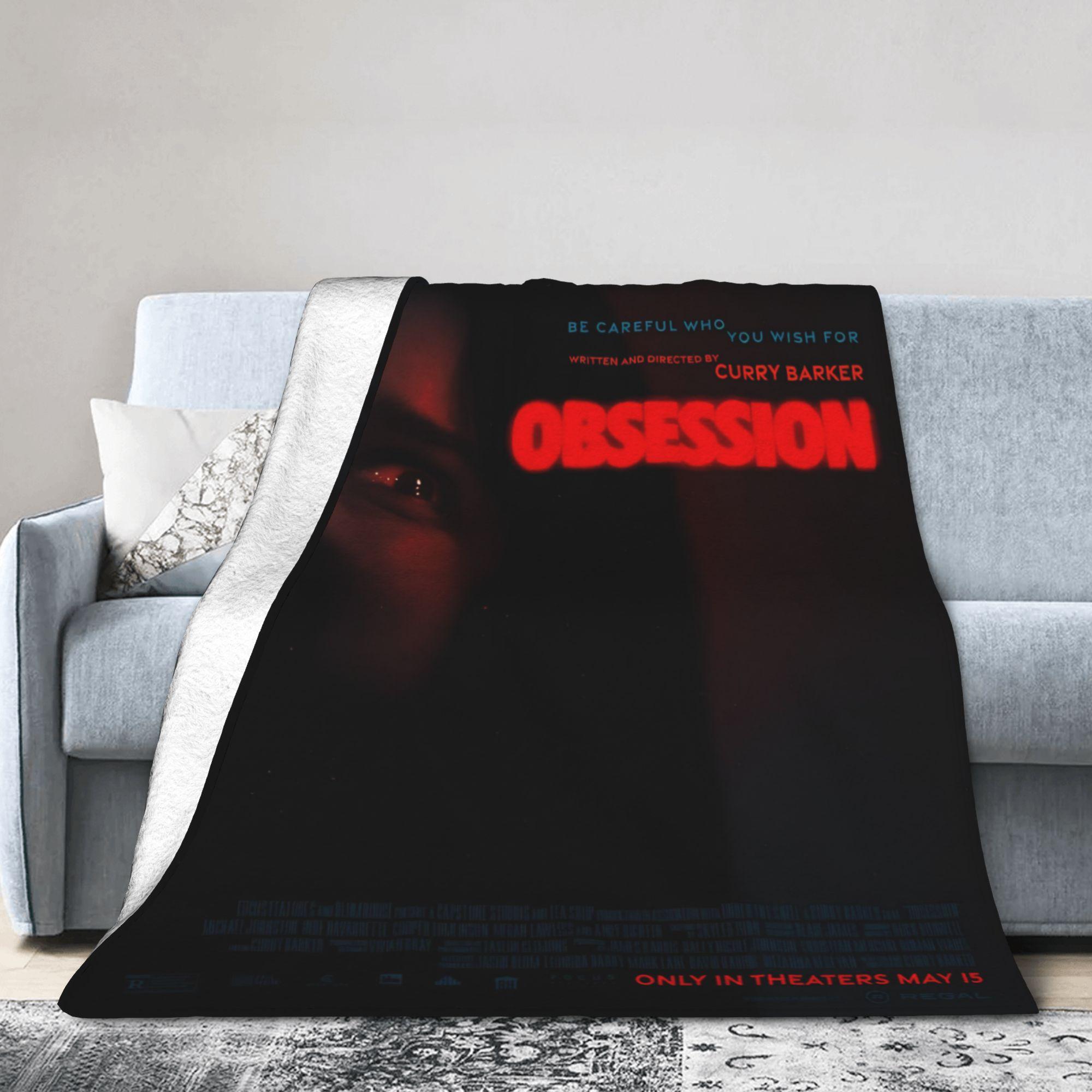 Helenal Unisex Coral New Obsession Horror Movie Blanket Super Soft Fleece Plush Relax Throw Blanket Machine Washable