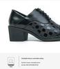 Men's Retro Leather High-Heeled Formal Shoes - Size 46, Pointed Toe, Low-Top, with Height Boost for Business or Wedding