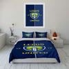 Leeds United logo pattern. Bedding sets Duvet cover sets Duvet covers Pillowcases(1*Duvet Cover 2*Pillowcases without duvet insert)