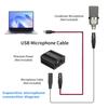 USB Male to Adapter Cable Easy XLR Female to Use Universal Mic Link