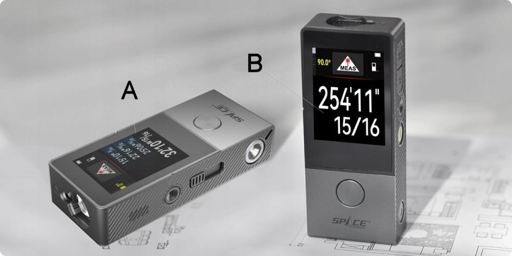 LASER RANGEFINDER ANGLE MEASUREMENT LEVEL SMART LIFE ANDROID iOS SKETCH 100m