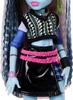 Monster Hydoll, Frankie Stein Cropped Sweater, Pet Dog Wattsy, and Seven Accessories Including a Black Leather Skirt, Earphones, a Belt Bag, and