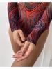 Mesh Sun-protective One-piece Swimsuit, Long-sleeved Sun-protective Swimwear