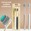 2Pcs Mouth Clean Toothbrush Ultra-Fine Soft Hard Bristle Toothbrush Deep Cleaning For Adults Whitening Teeth