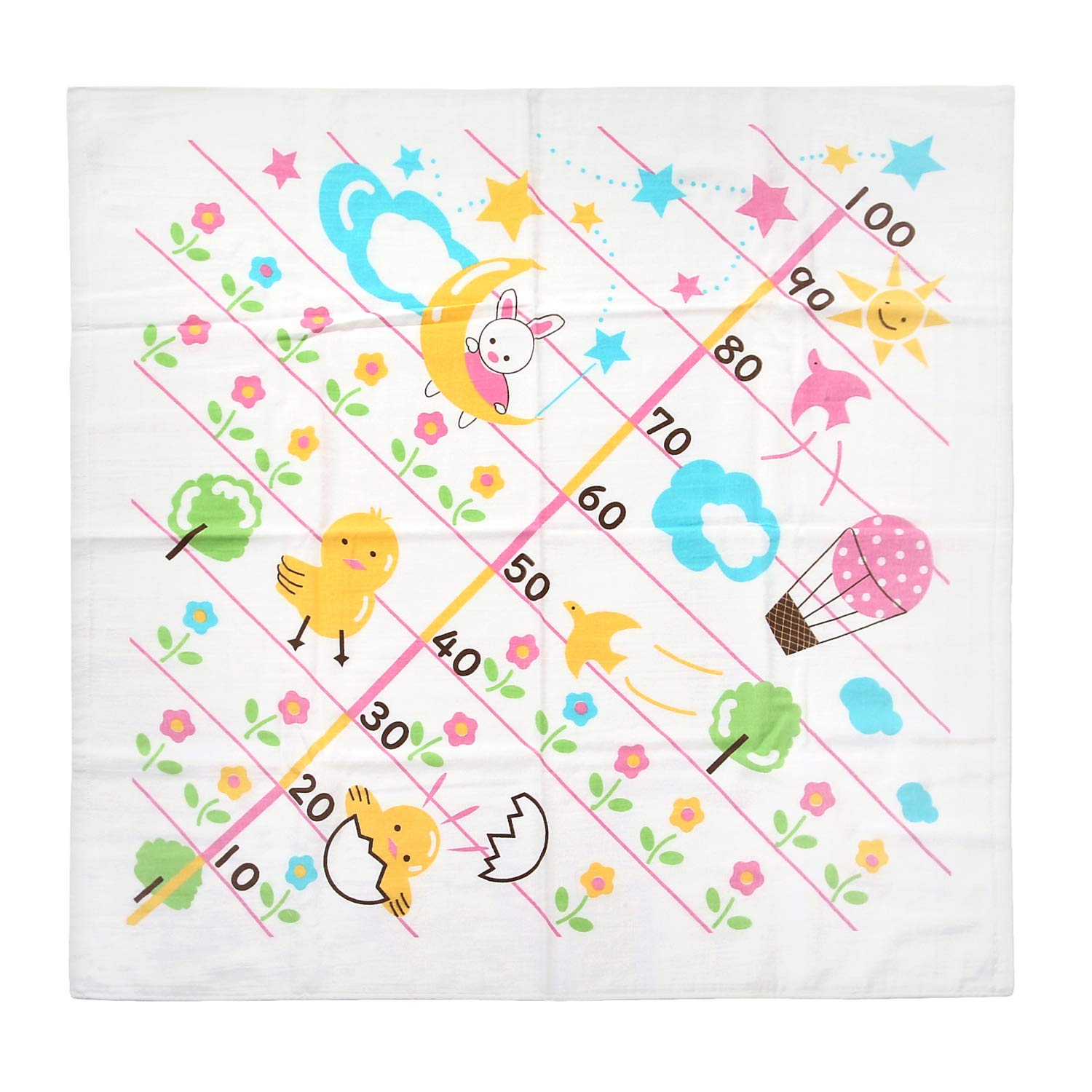 

Isamu Shokai Cotton Gauze Bath Towel with Chick Made in Baby Bath Towels Perfect for and Bathing 100% Pattern, Japan, Graduated, & Skincare, &