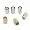 Car Steel M12x1.25 Wheel Lock Lug Nut +4 Pcs Anti Theft Locking Nut w/ 2 Key Set