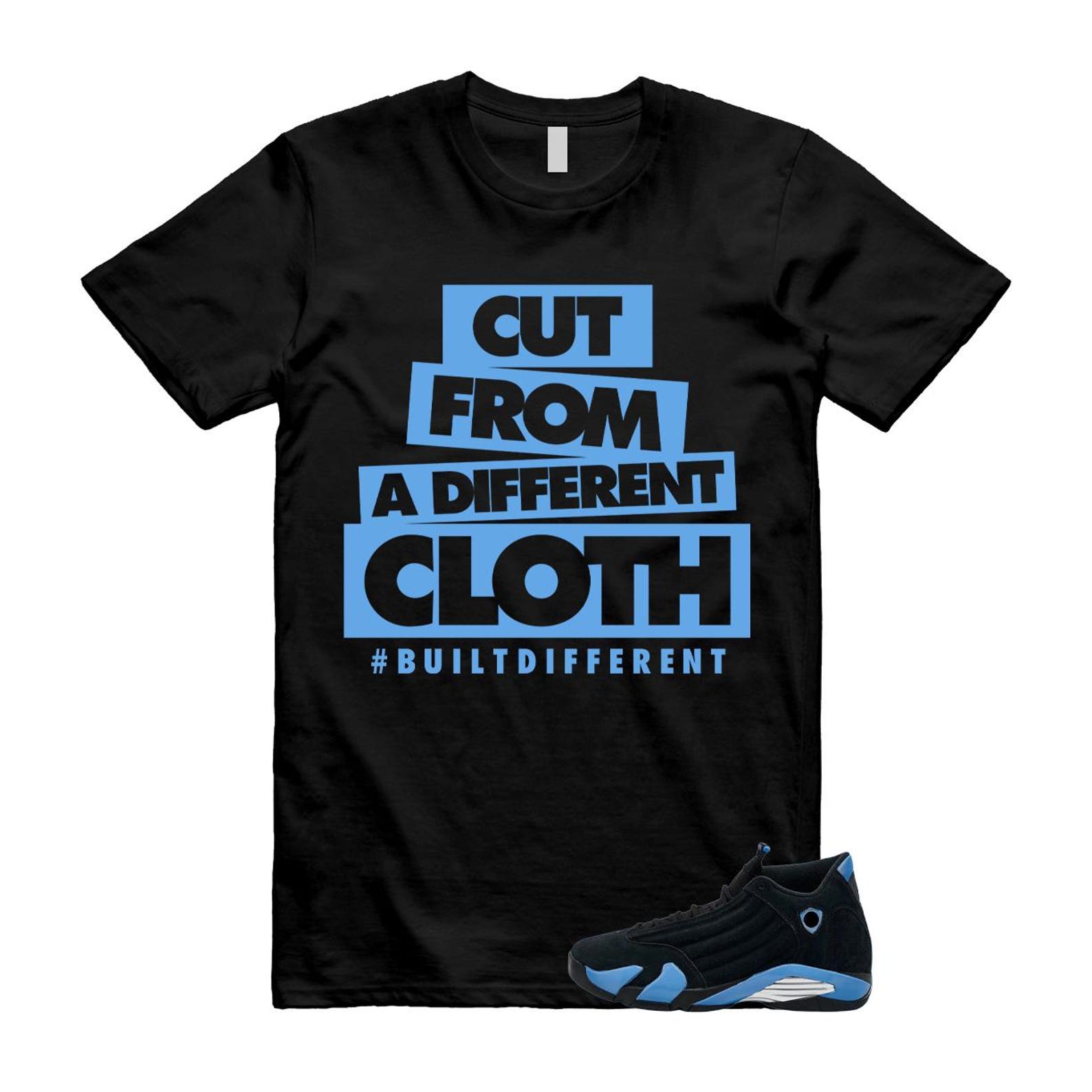 14 Black University Blue 2026 13 T Shirt Match CLOTH S