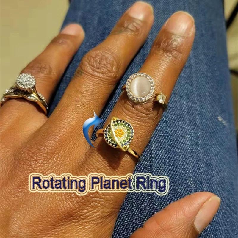 925 Sterling Silver Plated Ring Elevated Red Heart With Colorful Crystal Rings For Women Valentine's Birthday Gift DIY Jewelry