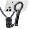 Neck-Mounted Magnetic Bracket for First-Person View Shooting: Outdoor Sports Camera & Phone Holder for Climbing, Fishing, and Cycling