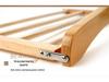 Solid Wood Multi-Layer Hanger for Pants, Towels, Scarves, and Ties