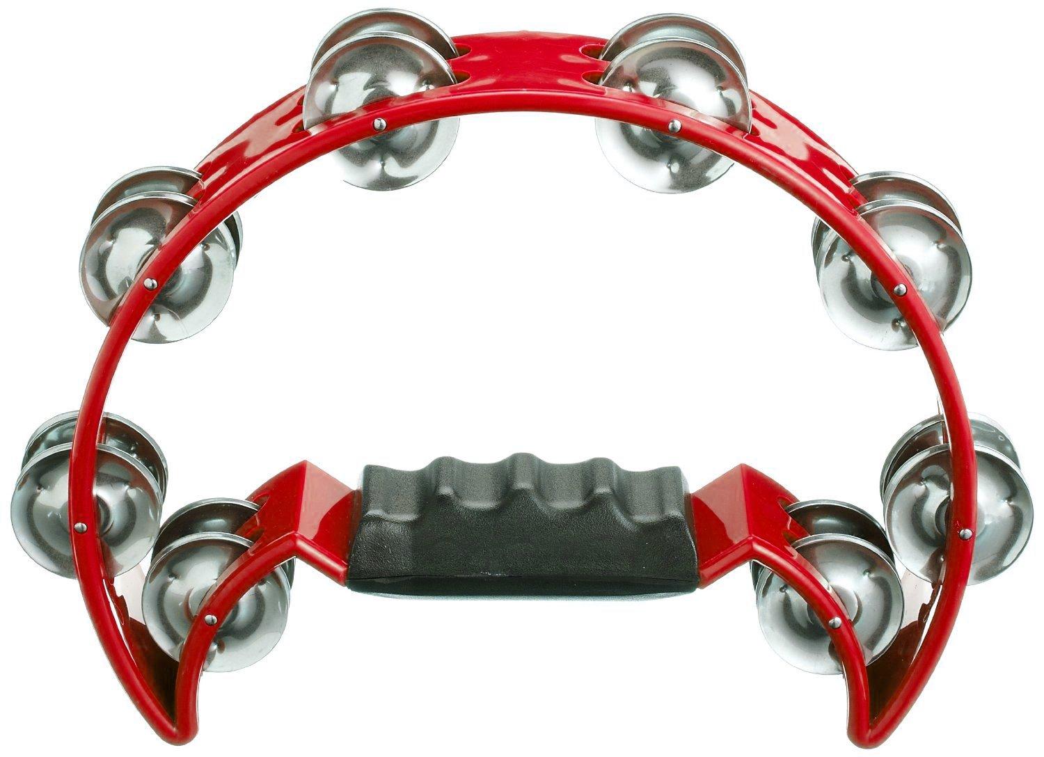 

KC Tambourine Half Moon Shape Red HMT-2005
