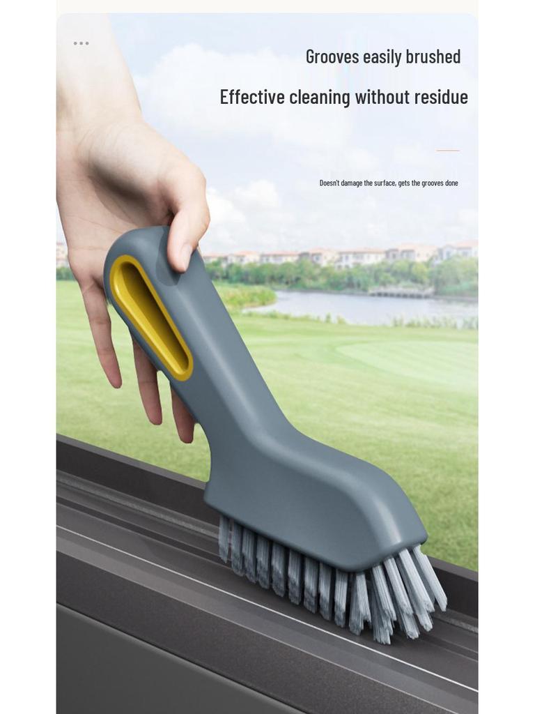 Powerful Tile & Corner Cleaning Brush for Kitchen & Bathroom