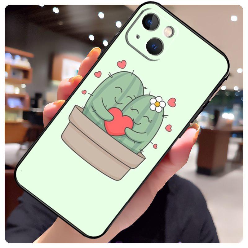 

Plant Cactus Case For iPhone 16 12 13 11 14 15 Pro Max Plus X XR XS 13 12 Mini Back Cover Capa iPhone 16 Pro