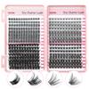 Diy Large-Capacity Eyelash Book Natural Fluffy 392 Clusters D Song Segmented False Eyelash Set