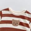 Korean Autumn Baby Romper: Cute Bear Pullover for Newborns, Boys & Girls - Ideal for Outdoor Play