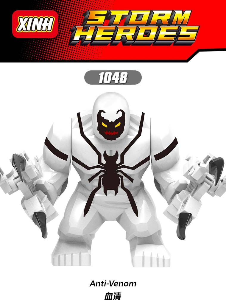 Marvel superhero building blocks, Spider Man, Venom, action characters, toys, anime characters, assembled dolls, birthday gifts