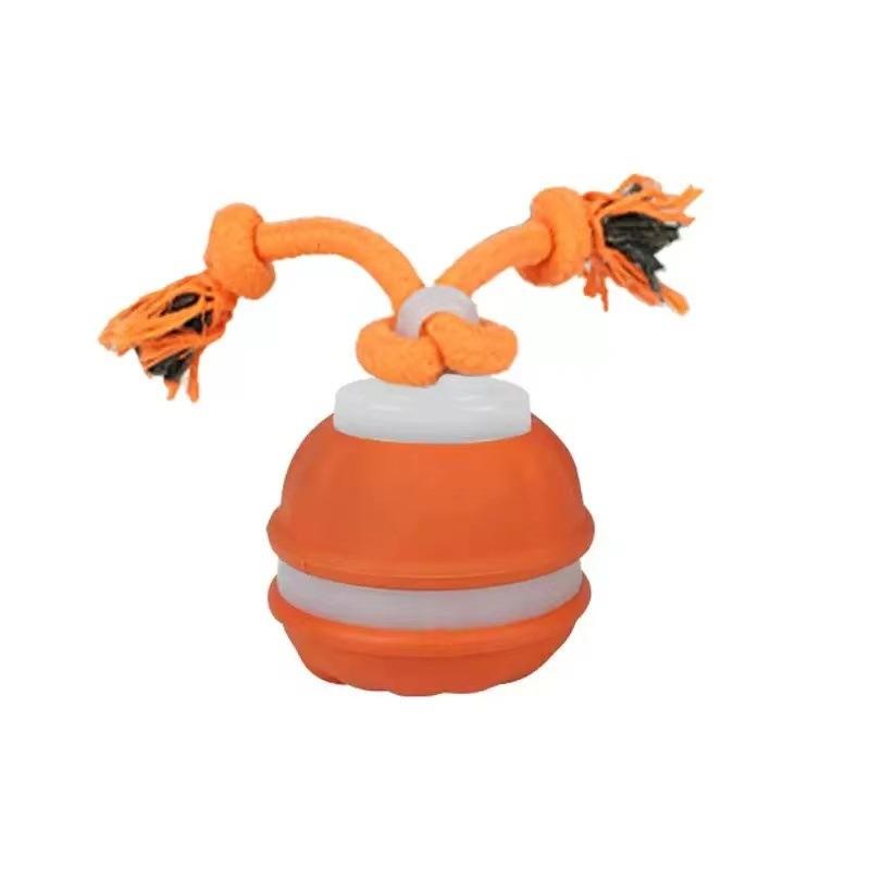 Smart Dog Toy Ball Electronic Interactive Pet Toy Moving Ball Rope Usb 3 Modes Automatic Moving Bouncing For Puppy Chew Products