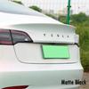 1 Stück 3D ABS Logo Tesla Emblem Buchstaben Auto Kofferraum Abzeichen Hintere Buchstaben Beschriftung Galvanisiert Für MODEL 3 MODEL S X Modifizierte Zubehörteile