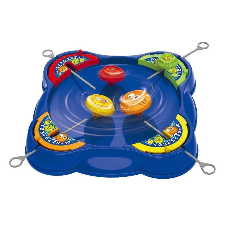 Kreisel Großkampf Zweipersonenkampf Mehrspieler Wettbewerb Zugleine Drehung Kleiner Kreisel Kinderspielzeug Desktop-Puzzle-Spiel