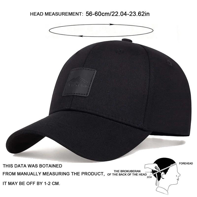 Unisex NEW York Leather Label Baseball Caps Spring and Autumn Outdoor Adjustable Casual Hats Hip Hop Hat Sunscreen Hat