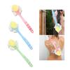 Double Side Long Handle Back Shower Brush Cleaning with Hanging Hole Ergonomic