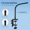 Adjustable Microphone Holder Clamp Gooseneck Arm Clip for Music Recording Equipment and Live Broadcast Accessories