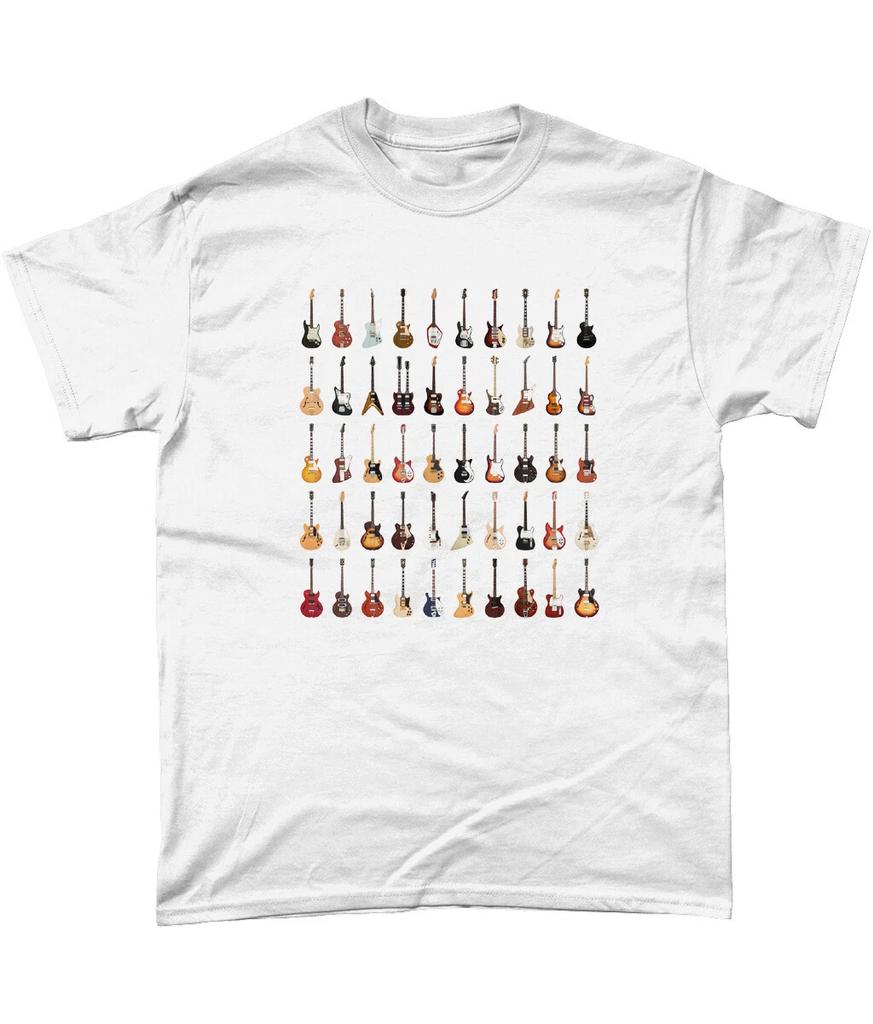 50 Guitars Collection T Shirt Guitar