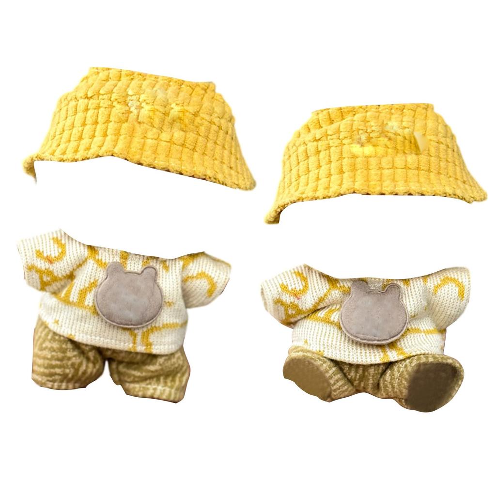 First And Second Generation Baby Clothes 17cm Doll Sitting Party Clothes Accessories Overalls