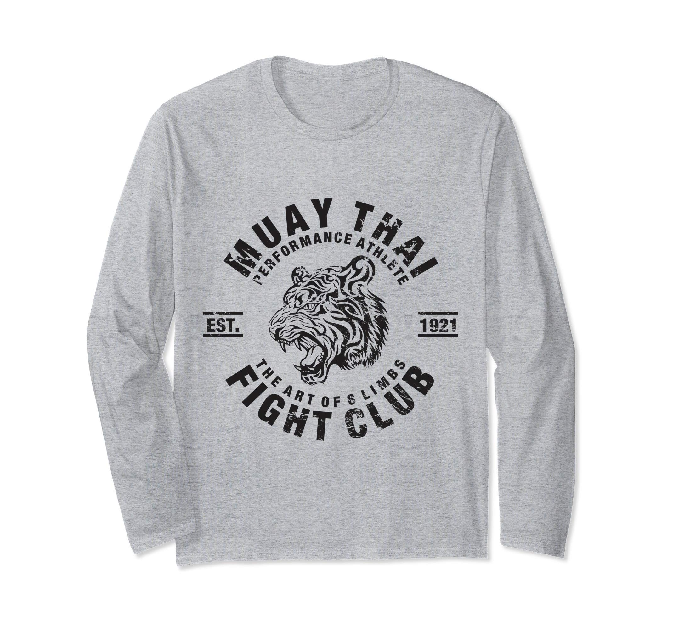 Muay Thai Art of 8 Limbs Kickboxing MMA Long Sleeve T-Shirt