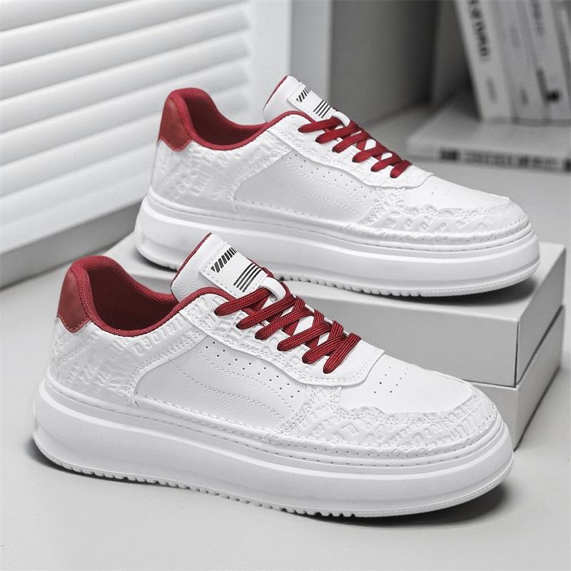 New Men's Classic Four Seasons Fashion Low Top Thick Sole Skateboarding Shoes Comfortable Soft Sole Basketball  Sneakers