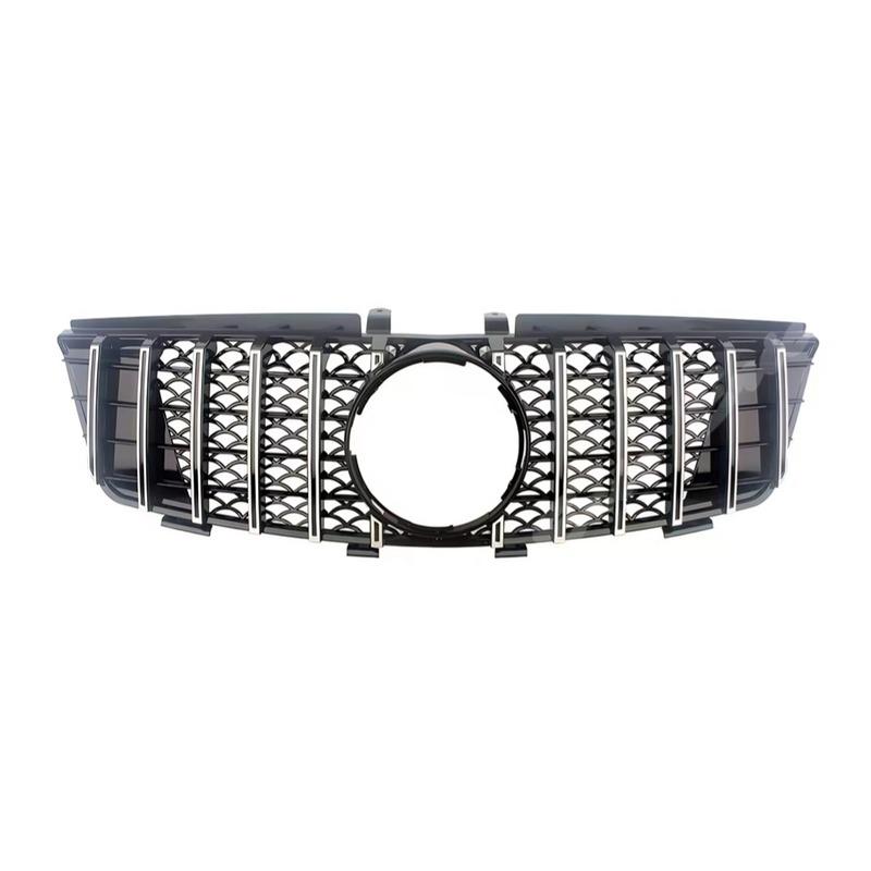 Front Mask Grille Bumper Grill Hood Mesh Modification For Mercedes Benz ML W164 2005-2011 GT Diamond Style Tuning Accessories
