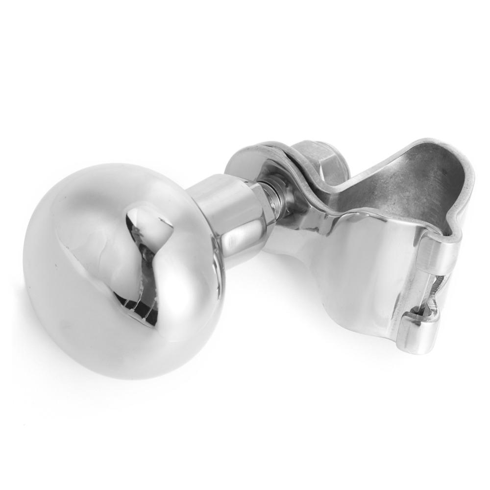 316 Stainless Steel Boat Steering Wheel Knob Silver Auxiliary Boosters Ball  Boat Accessory