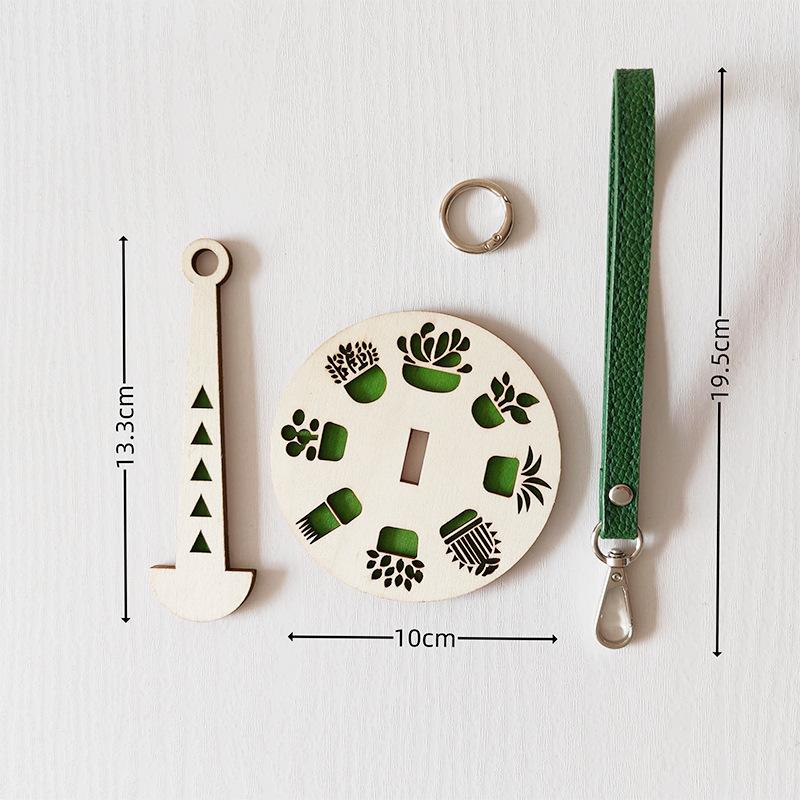 Portable wrist yarn stand wooden products