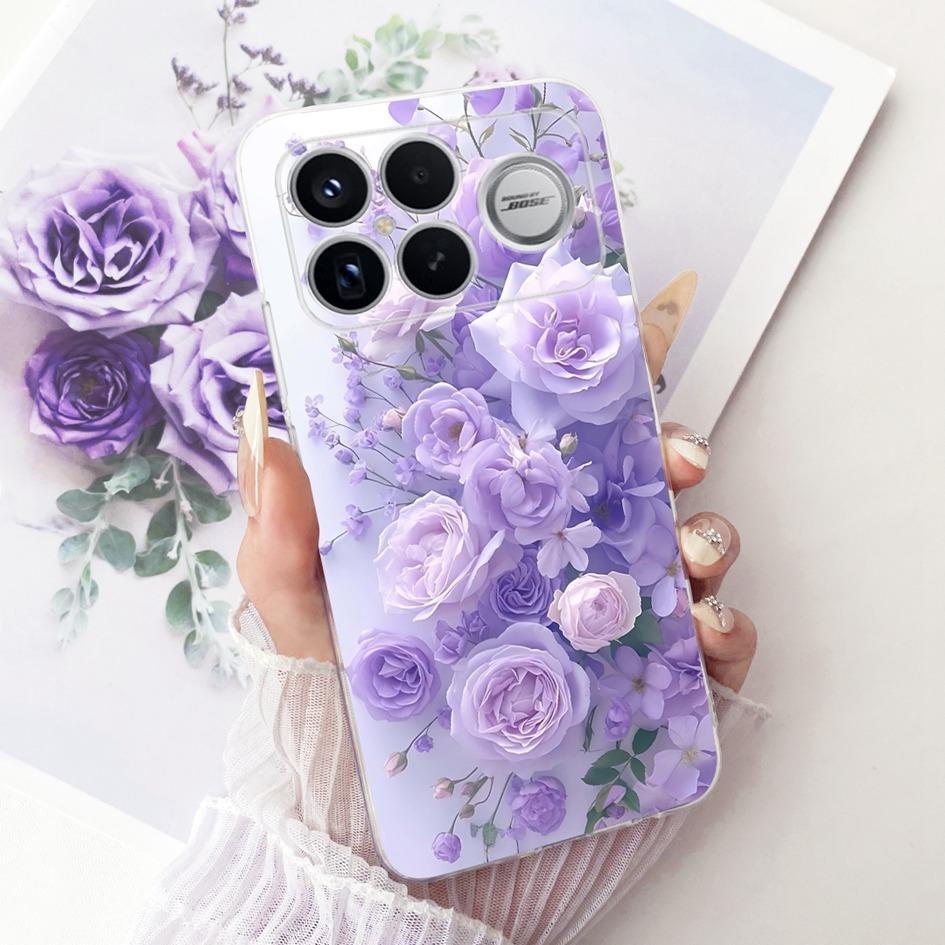For Xiaomi POCO F8 Ultra Case Luxury Dragon Cartoon Transparent TPU Protection Cover For Poco F8 Pro Ultra PocoF8 Pro Soft Funda