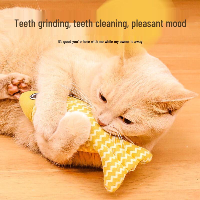 Sanhe Catnip Simulation Fish Cat Toy
