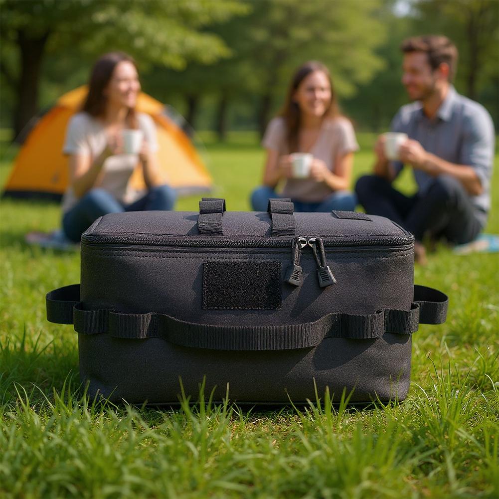 Picnic Cookware Container Lightweight Portable Utensils Kit Box Heat-Insulating Waterproof Tool Storage Case for Travel Hiking