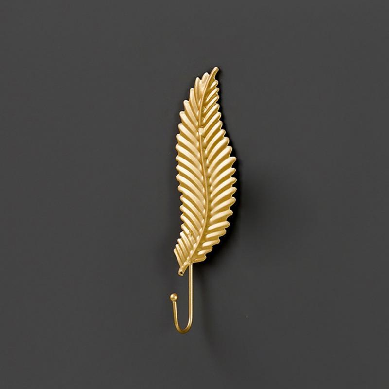 

Листя Підвісний Залізний Гачок для Одягу Пальта Одинарні Гачки Домашня Декорація