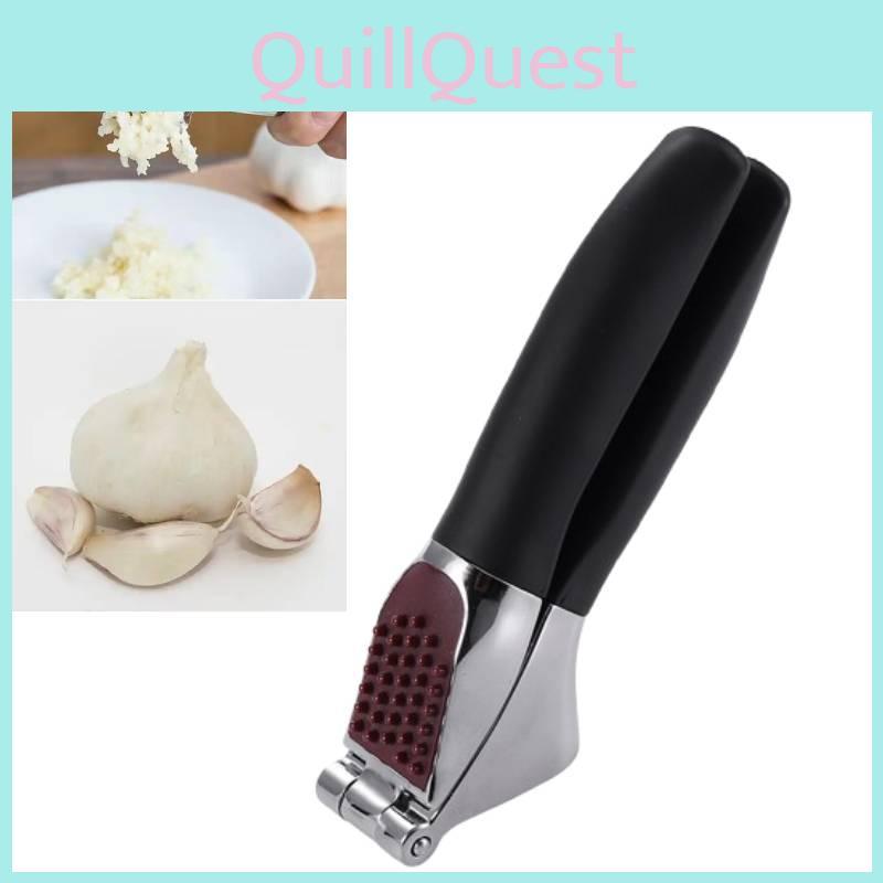 Stylish Zinc Alloy Manual Garlic Smasher Ergonomic Thick Garlic Paste Maker Perfect For Any Kitchen