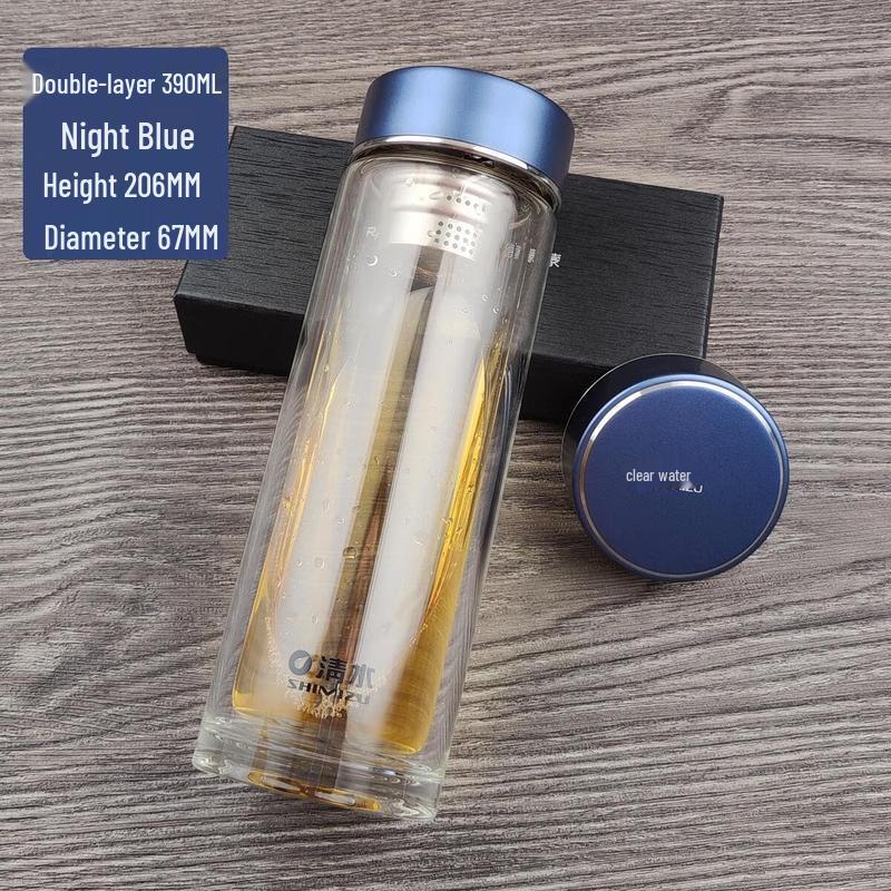 Heat-Resistant Double-Layer Glass Tea Cup