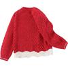Balabala Girls' Sweet Bow-Knot Knit Cardigan