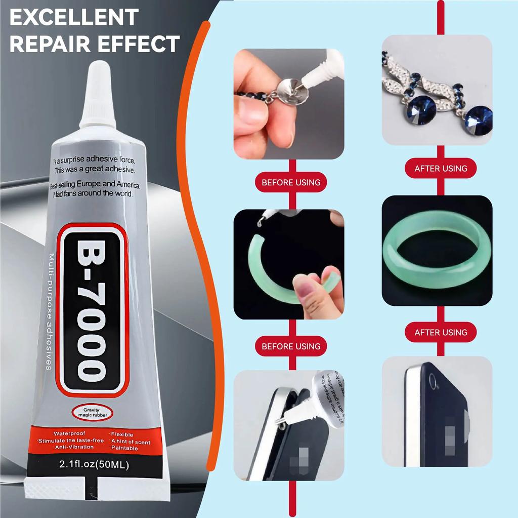 Repair Phone Repair Glue B7000 Contact Phone Repair Adhesive T7000 Frame Battery Cover Glass Repair Glue 50ML Glue or Adhesive