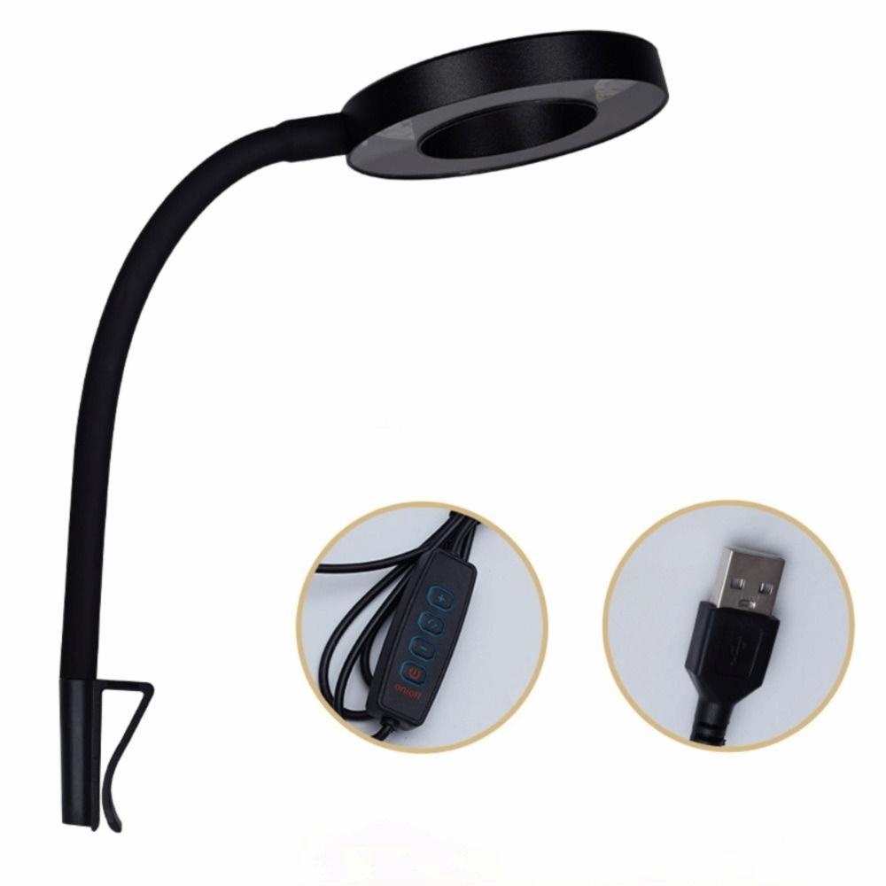 DC 5V Clamp Lamp USB Powered Fish Tank Lamp High Brightness Fish Tank Clamp Lamp  Betta Fish