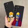 Fun S-simpsons Case for Samsung Galaxy A73 A51 A22 A32 A23 A53 A35 A26 A72 A55 A41 A25 A71 A52 A36 A24 Phone Cover