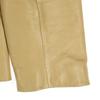LAUTREAMONT Long sleeve Sheep leather leather jacket M beige Women Used