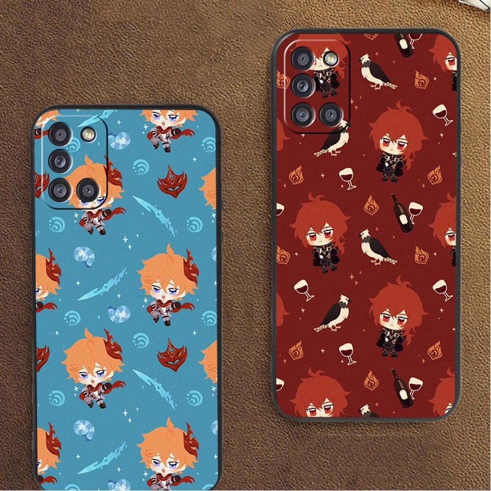 Shell Capa For Samsung Galaxy A12 A52 A51 A72 A02s A32 4G A71 A31 A41 A21s A13 A73 A23 A53 A33 A03s A22 Genshin Impact Case