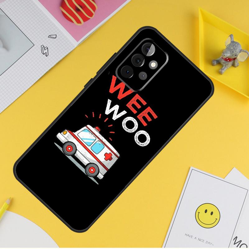 Ambulance EMS EMT Paramedic Case For Samsung Galaxy A36 A16 A56 A06 A54 A34 A14 A13 A53 A12 A22 A32 A52 A35 A17 A15 A55