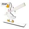 Sturdy Paper Roll Stand Funny Animals Wooden Toilet Holder, 3D Animal Bathroom Decor, Cute Cartoon Solid Wood Tissue Rack Free Standing for Home, Fun