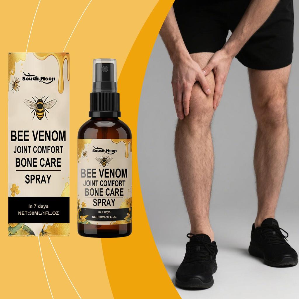 South Moon Bee Venom Joint Care Spray Gentle Nourishing Care for Joint Skin Comfortable External Spray 30ml