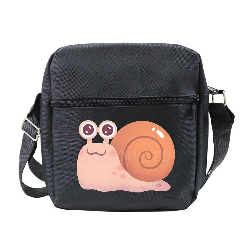 New student fashion shoulder bag personalized printing children's portable multifunctional messenger bag