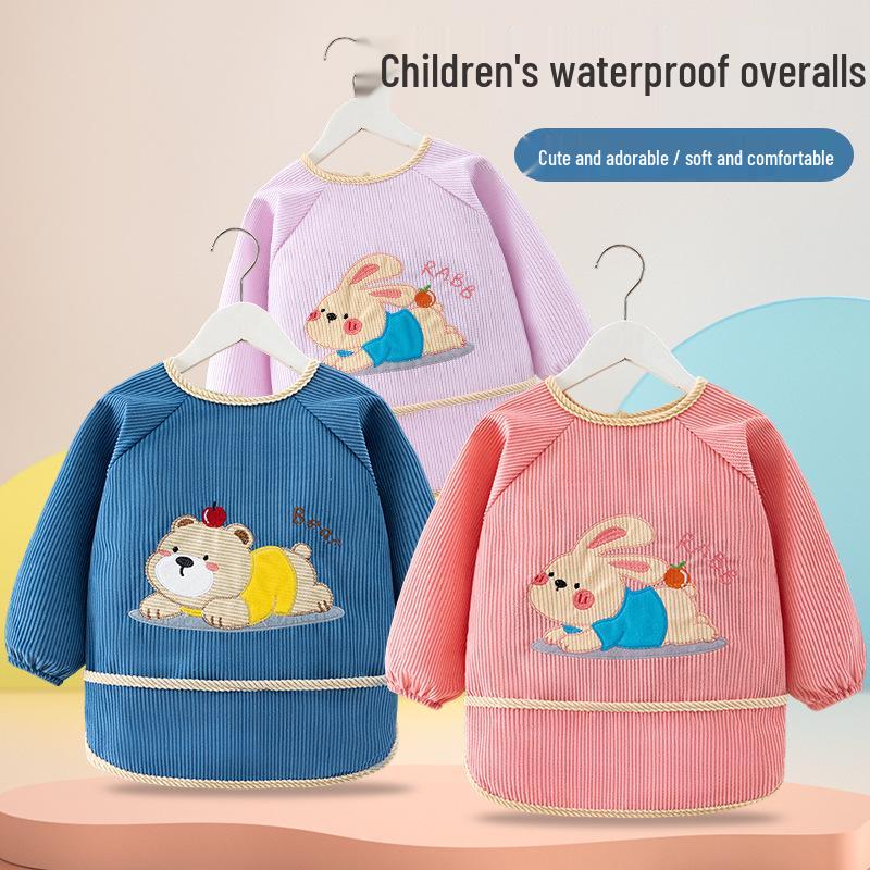 Wasserdichte, fleckenabweisende Lätzchen für Babys: Stilvolle Schutzkleidung & Lätzchen für Herbst-/Wintermahlzeiten & Kindergarten.
